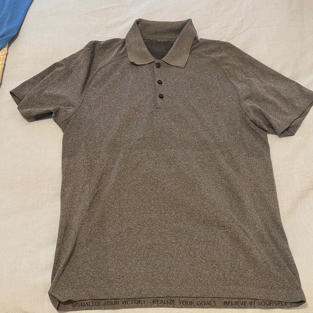 Men's Gray Polo Shirt